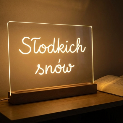 Tablica LED dla Bliskich – Twoje Słowa w Blasku Światła